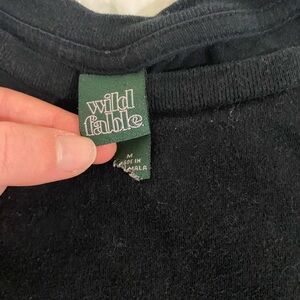 Wild Fable Classic Black Top